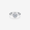 Picture of Aura Round Bright Cut Engagement Diamond Ring (2965)