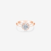 Picture of Aura Round Bright Cut Engagement Diamond Ring (2965)